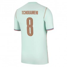 Frankrike Aurelien Tchouameni #8 Bortedrakt VM 2026 Kortermet